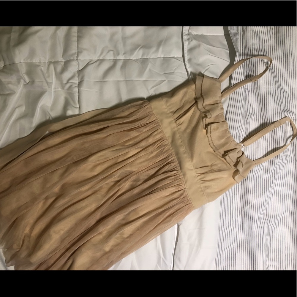Nude Cocktail Dress- Size XS